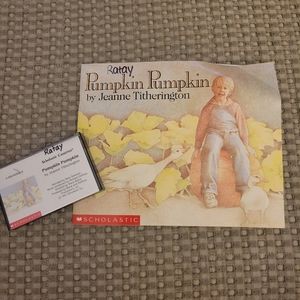 "Pumpkin Pumpkin" Book by Jeanne Titherington with audio cassette
